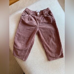 Zara Kids Corduroy Pants in Warm Brown